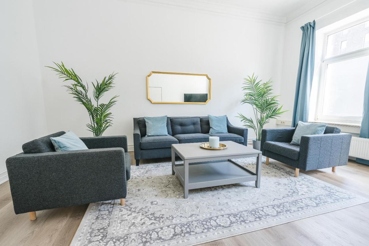 Zentral Gelegenes Premium-Apartment Mit Viel Tageslicht 함브루크 외부 사진
